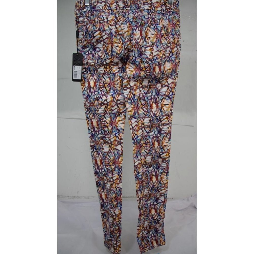 KARDASHIAN Kollection Women's Confetti Printed Skinny Jeans 4